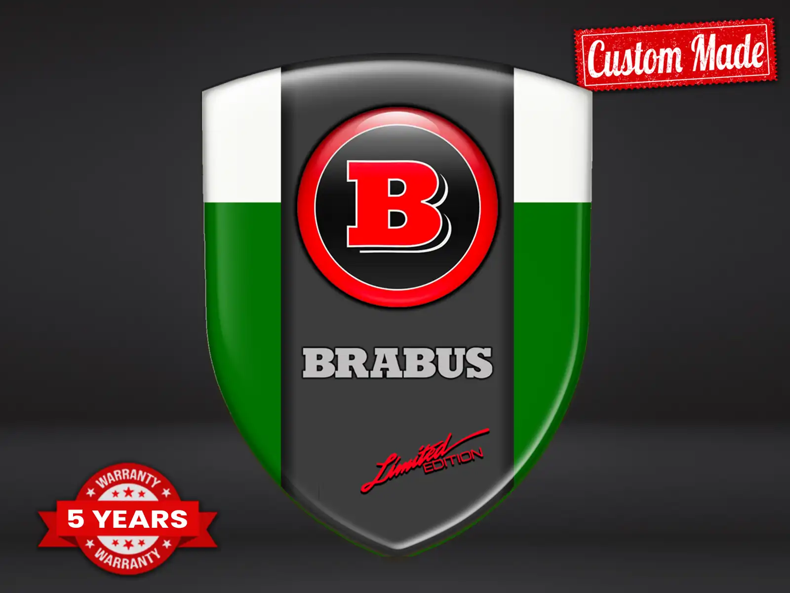 Brabus Pegatinas Logo Negocio Edición Estrella Minimalista